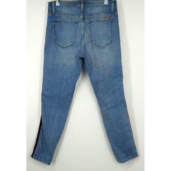 NWOT Joe's Jeans Charlie High Rise Skinny Ankle with Velvet Stripe Blue 29 - Picture 3 of 4